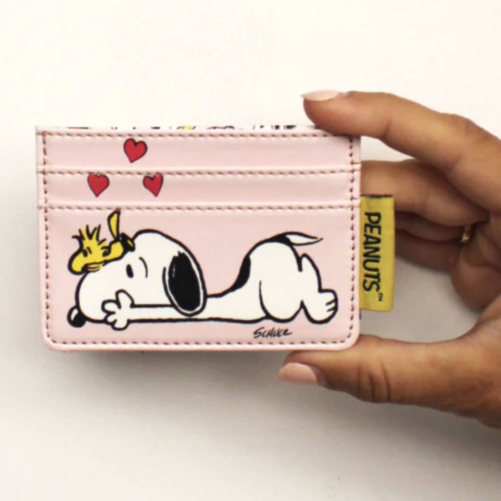 Pink Snoopy Credit Card Wallet, 1 of 3