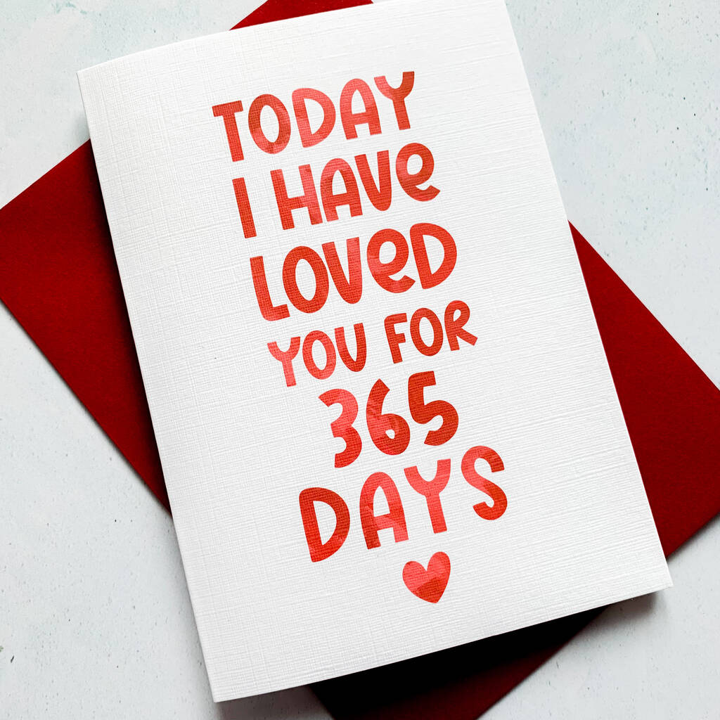 Personalised Days I've Loved You Card, 1 of 6