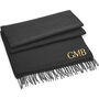 Classic Woven Scarf With Personalised Embroidered Initials, thumbnail 6 of 11