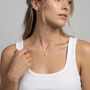 Small Single Pearl Charm Necklace, thumbnail 6 of 9