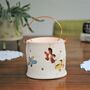 Ceramic Tealight Holder With Copper Wire And Flowers, thumbnail 1 of 7