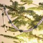 Neutral And Green Wooden Beaded Garland, thumbnail 1 of 2