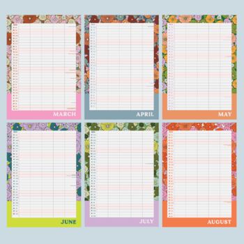 Academic Year Family Planner 2023 2024 | Retro Florals, 11 of 11