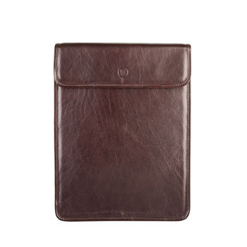 Fine Leather Shirt Carrier Case. 'The Sepino', 5 of 12