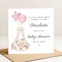 Personalised Pink Baby Shower Card For Mummy To Be, thumbnail 2 of 8