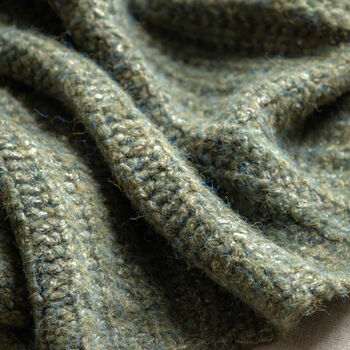 Luxury Melange Knit Throw In Khaki, 2 of 3