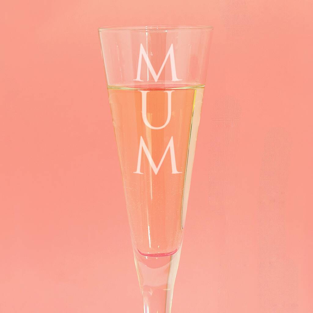Monogram Champagne Flute By The Glass Yard