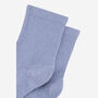 Pure Cashmere Luxury Ankle Socks Ethically Sourced Light Blue, thumbnail 3 of 5