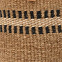 Tukio: Charcoal Stripe Woven Storage Basket, thumbnail 8 of 9