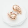 Chunky Teardrop Stud Earrings, thumbnail 7 of 8