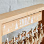 Personalised Wooden Christmas Advent Calendar, thumbnail 3 of 12
