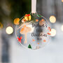 Baby Girl First Christmas Personalised Decoration, thumbnail 4 of 7