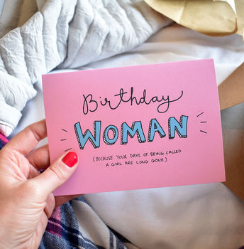 Birthday Woman Funny Birthday Card, 2 of 3