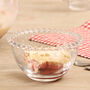Luxury Beaded Glass Trifle Bowl Serving Set, thumbnail 6 of 9