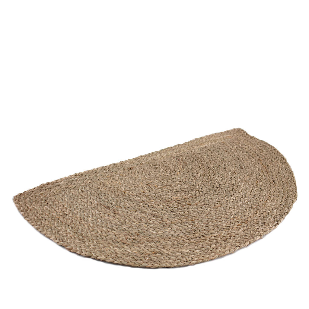 Semi Circle Woven Doormat Large Size By MadeTerra