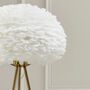 Tripod Floor Lamp With Feather Shade, thumbnail 2 of 3