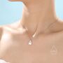 Cute Little Ghost Pendant Necklace In Sterling Silver, thumbnail 4 of 11