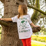 Twist And Sprout Girls' Christmas T Shirt, thumbnail 4 of 4