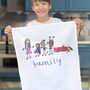 Family Picture Tea Towel, thumbnail 2 of 2