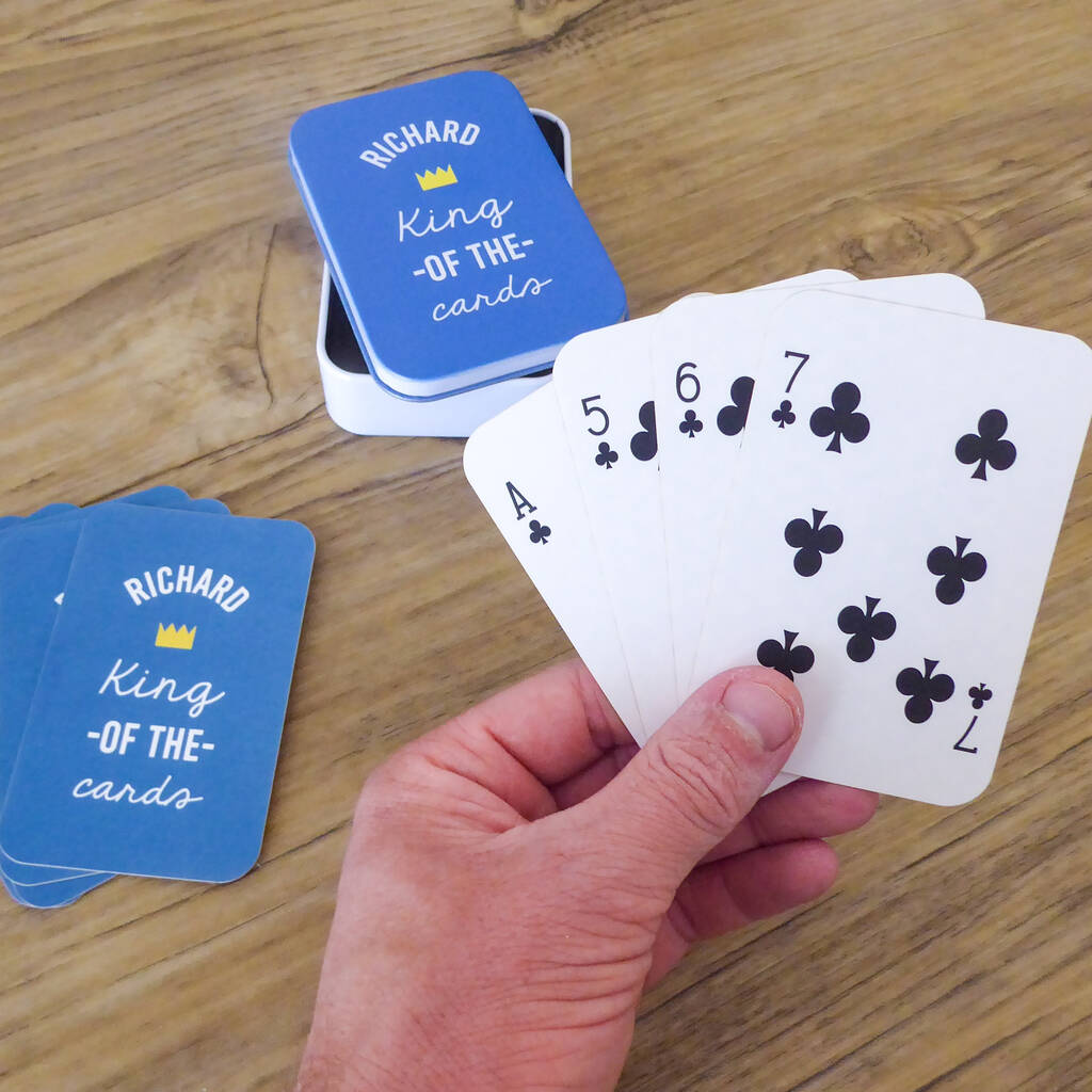 Image of Personalised King Playing Cards