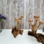 Assorted Wooden Mushroom Forest On Teak Root Wood, thumbnail 5 of 12