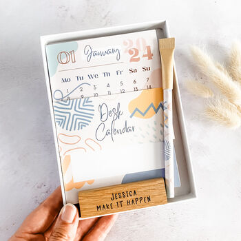 Personalised Teacher Gift | Desk Calendar, 3 of 5