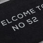 Personalised Door Number Doormat, thumbnail 3 of 3