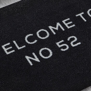Personalised Door Number Doormat, 3 of 3