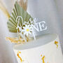 Daisy Flower First Birthday Personalised Cake Topper, thumbnail 2 of 9