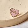 Dogs Lover Heart Pin Badge, thumbnail 4 of 7