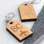 Personalised Mini Travel Tag With Initials, thumbnail 1 of 2