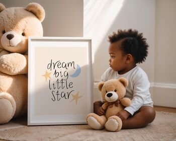 Dream Big Little Star Art Print, 7 of 8