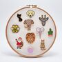 Jigsaw Cat Cross Stitch Kit, thumbnail 7 of 8