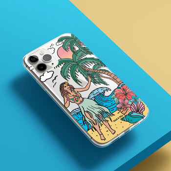 Hula Girl Hawaiian Phone Case For iPhone, 3 of 10