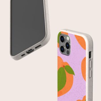 Apricots Biodegradable Phone Case, 4 of 7