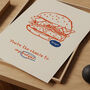 You're The Cheese To My Burger Art Print, thumbnail 2 of 2