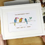 Personalised Little Bird Family Print, thumbnail 1 of 4
