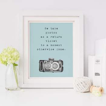 Photography Quote Print, 2 of 9