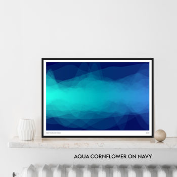 Favourite Song Colour Wave Print, 7 of 12