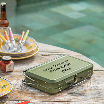 Personalised Portable Briefcase Barbecue, 2 of 10