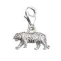 Sterling Silver Tiger Charm, thumbnail 3 of 6