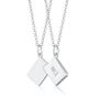 Nice Biscuit Necklace, Sterling Silver Or Gold Plated, thumbnail 8 of 11