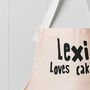 Children's Personalised Face Apron, thumbnail 4 of 5