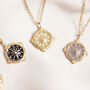 Life Compass Necklace 18ct Gold Plated Or Silver, thumbnail 1 of 7
