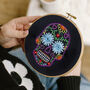 Sugar Skull Embroidery Kit, thumbnail 1 of 5