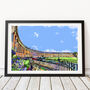 The Royal Crescent, Bath Illustration Art Print, thumbnail 1 of 3