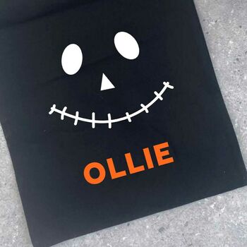 Personalised Mouth Trick Or Treat Bag, 2 of 2