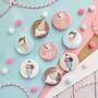 Summer Ice Cream Badges, Pack Of Four, thumbnail 3 of 3