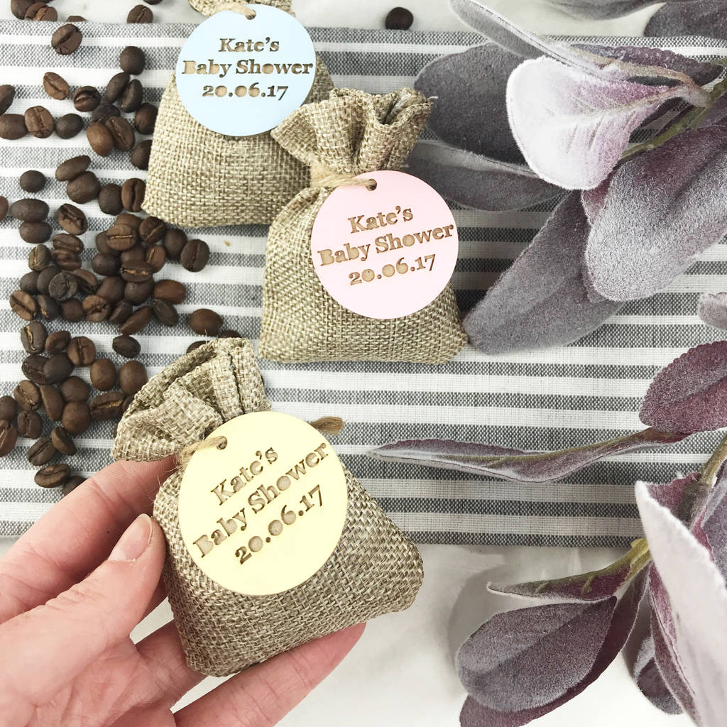 Personalised Coffee Baby Shower Favour By Perkulatte ...