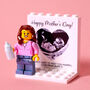 Personalised First Mother's Day Baby Scan Lego® Brick Minifig Keepsake: Gift For Pregnant Mum To Be, thumbnail 1 of 11